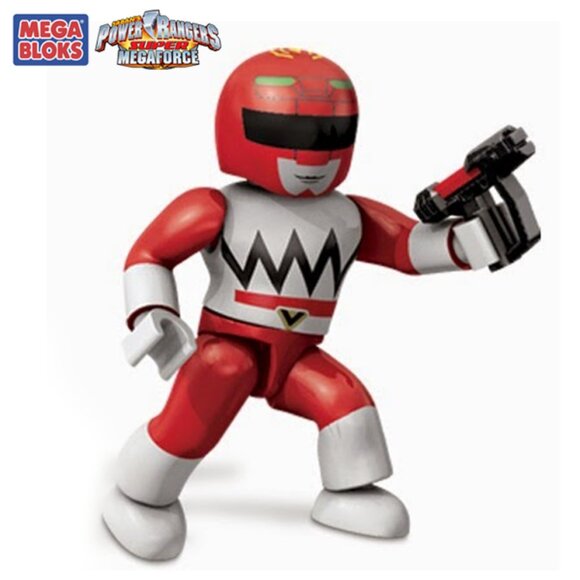 Red Power Ranger Minifigure - Mega Bloks Power Rangers Lost Galaxy - Picture 1 of 1